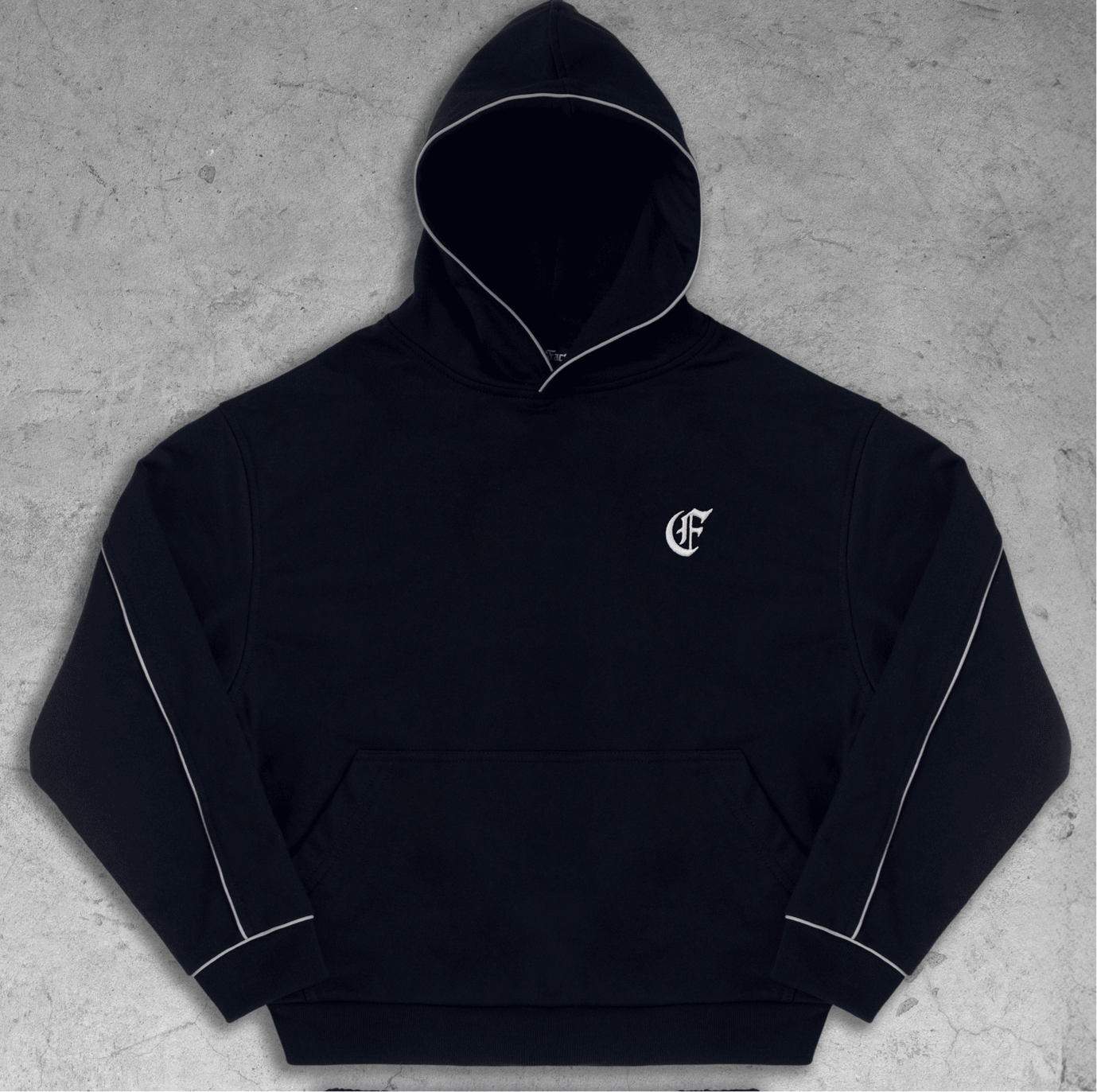 Polerón reflectante azul oscuro