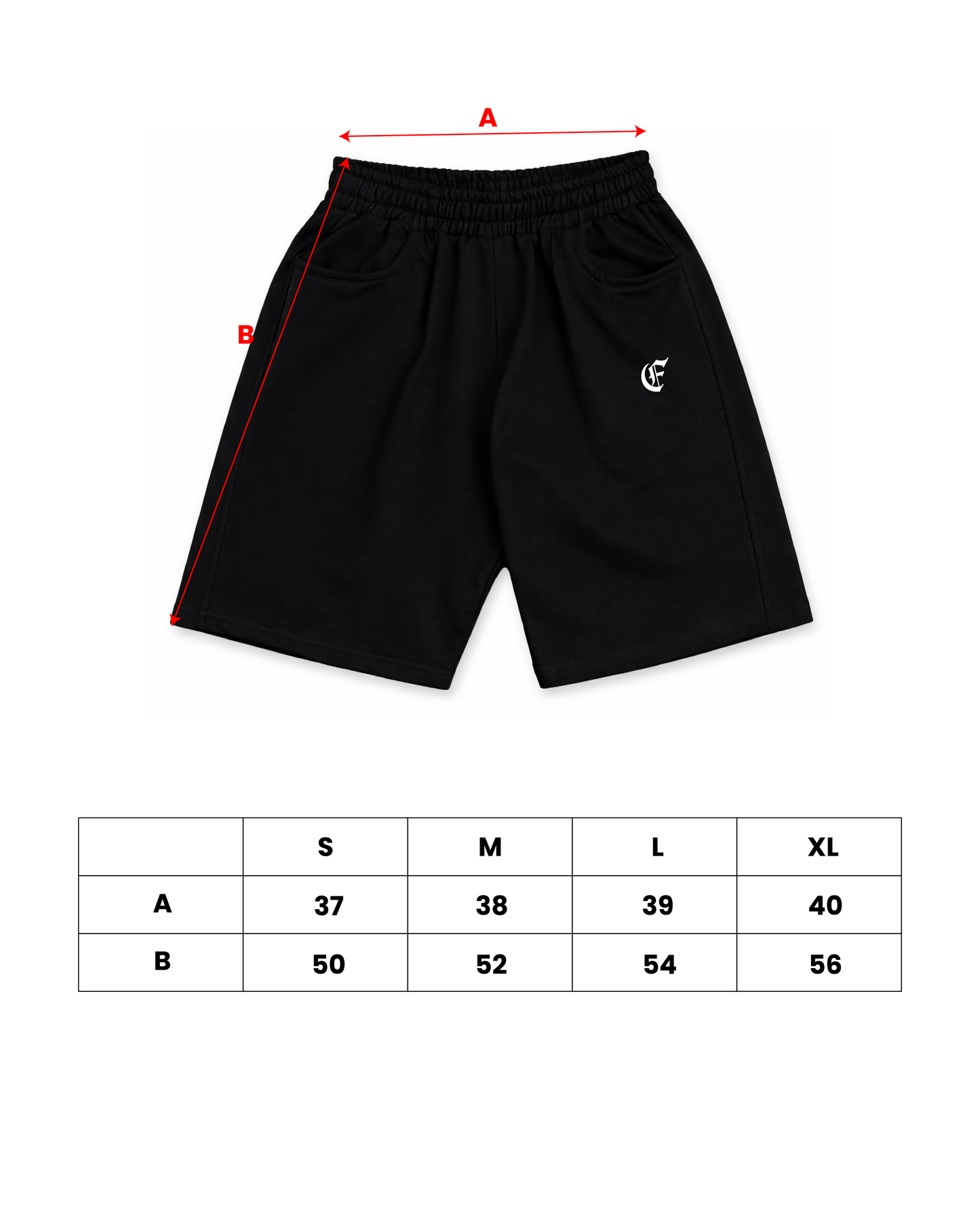 Shorts rectos esenciales