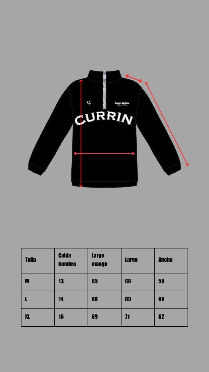 Polerón con cierre medio